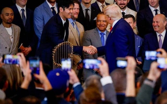 大谷翔平、ホワイトハウスに「何回でも行きたい」　米国に「感謝」…一問一答