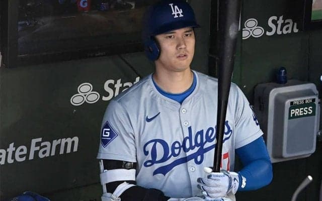 大谷翔平、2戦連発なるか　「1番・DH」でスタメン、ド軍連敗ストップ＆10勝目狙う