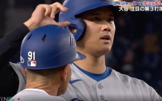 「これは反則」大谷翔平、ベンチに向かって一瞬見せた“表情”にファン騒然「カッコ良すぎ」「本家デコルテ」
