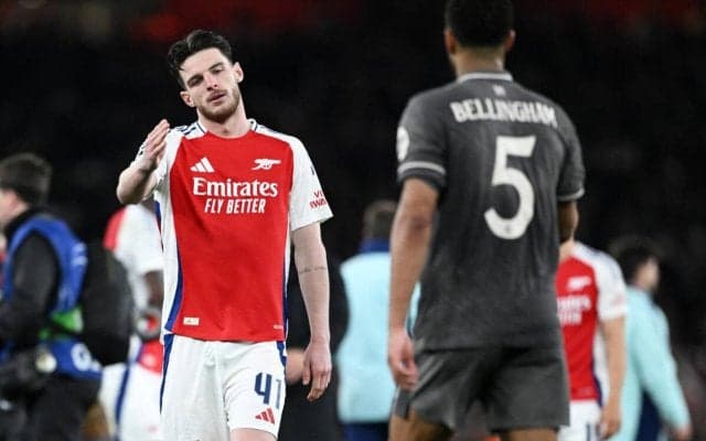 マドリー相手にキャリア初の直接FK弾を立て続けに2本、ライスは｢数年後に今夜のプレーが本当に特別だったと実感するだろう｣と夢見心地