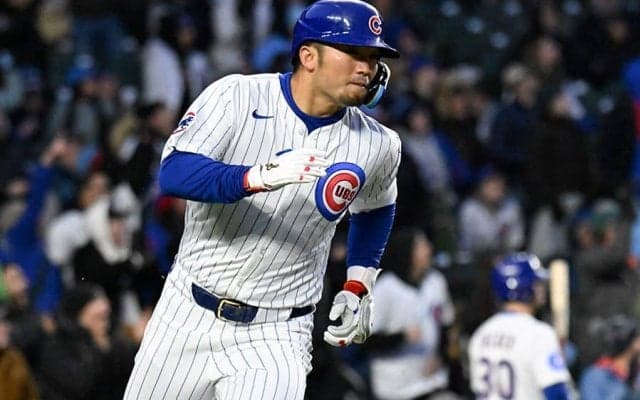 鈴木誠也は3安打2打点　4月絶好調…月間打率.385、カブス首位キープ