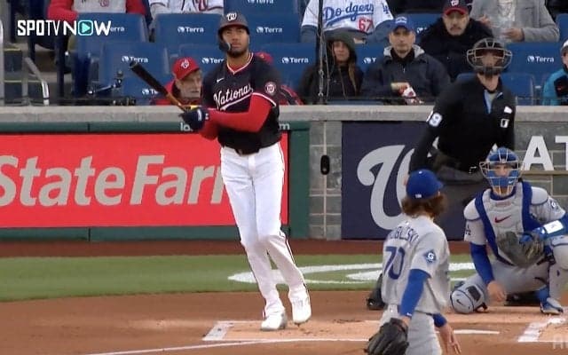 大谷翔平級の逸材…22歳202cmの新星が衝撃アーチ 逆風切り裂く一発に解説者も驚嘆「40-40もいける」