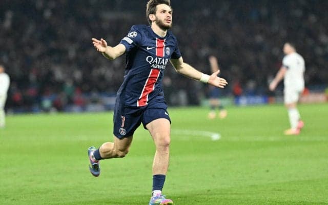 ドゥエ&クワラツヘリアがファインゴールのPSGがアストン・ビラに3発逆転勝利で先勝【CL】