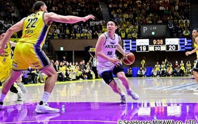 B1リーグ・シーホース三河、敵地でサンロッカーズ渋谷に4Qに大逆転、CSに向けて大きな1勝をあげる