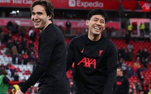 遠藤航、キエーザは最終盤の戦いに必要　リバプール専門サイトが訴え「チャンスが巡って来るのが自然だ」