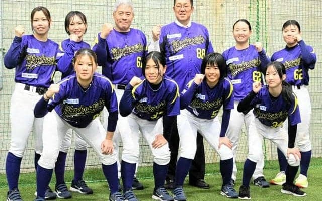 女子野球の可能性信じ、三次ブラックパールズ始動　最年長は3児の母