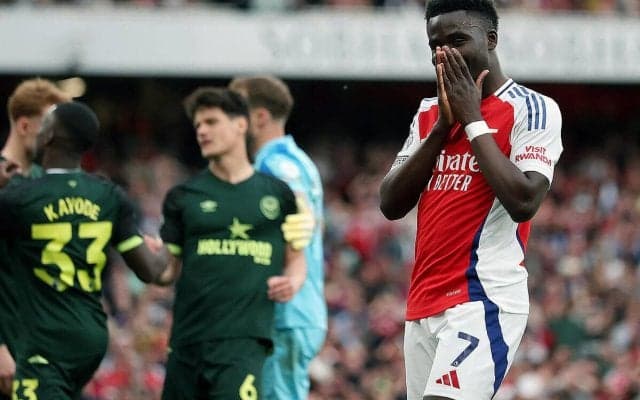 アーセナルがリーグ2戦連続逃げ切り失敗でドロー…CLマドリー戦へ弾み付けられず【プレミアリーグ】