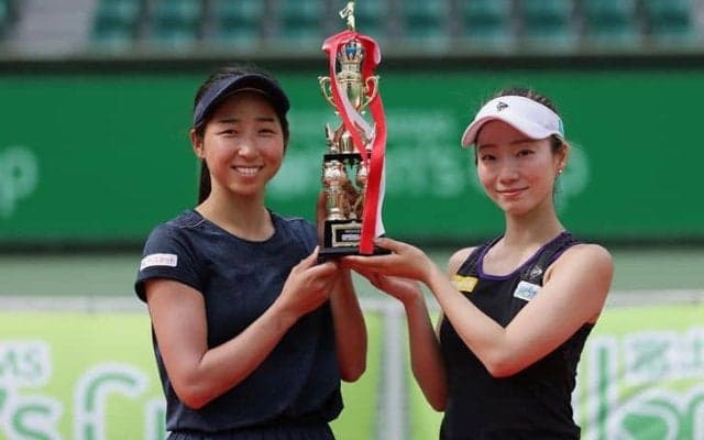 小堀桃子／清水綾乃が全試合ストレート勝ちで甲府に続いて今季2度目のタイトル獲得[富士薬品セイムスウィメンズカップ]