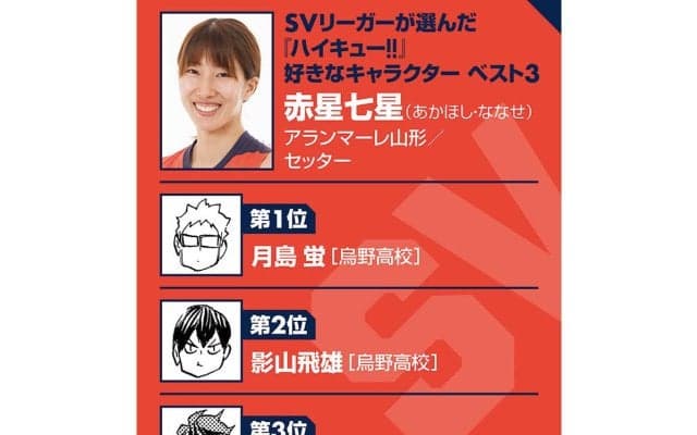 【ハイキュー‼×SVリーグ】アランマーレ山形の赤星七星が語る『ハイキュー‼』のセッターたちの魅力と「燃え尽きた」大学時代