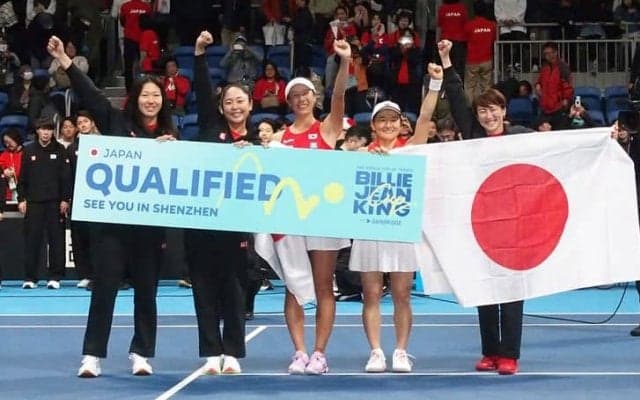 青山修子／柴原瑛菜のダブルス勝利でファイナル進出！2勝1敗でカナダ撃破[女子国別対抗戦BJK杯]