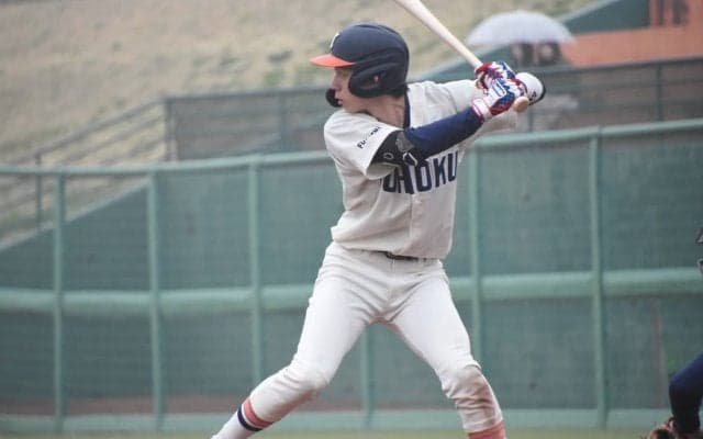 東北福祉大の「1番・左翼」狙う3年生が殊勲の適時三塁打！　理想はトヨタ自動車に進んだ先輩外野手