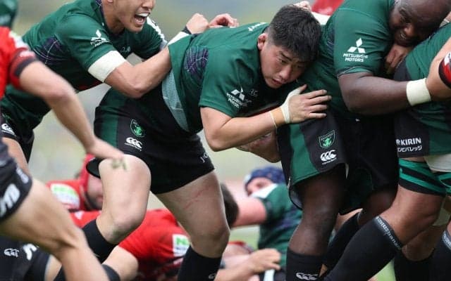 創業の地でのメモリアルな一勝。全員で作り上げたスクラムが勝利の呼び水に