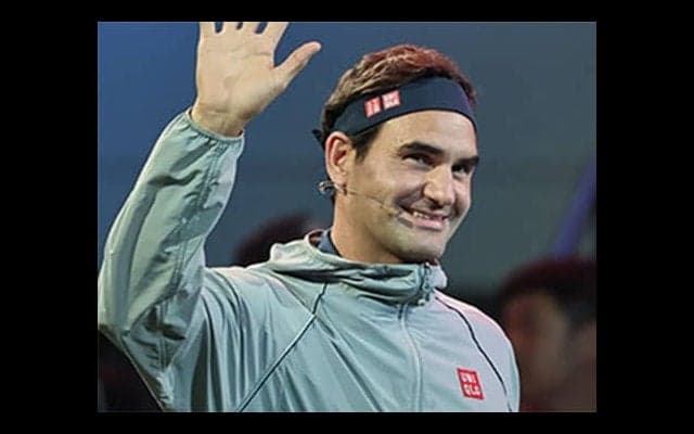 フェデラーと遭遇「かなり練習していた」