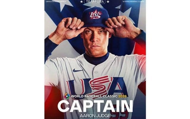 ジャッジ、第6回WBC出場決定「本当に楽しみ」　米国代表の主将と発表…連覇狙う侍Jの“難敵”に