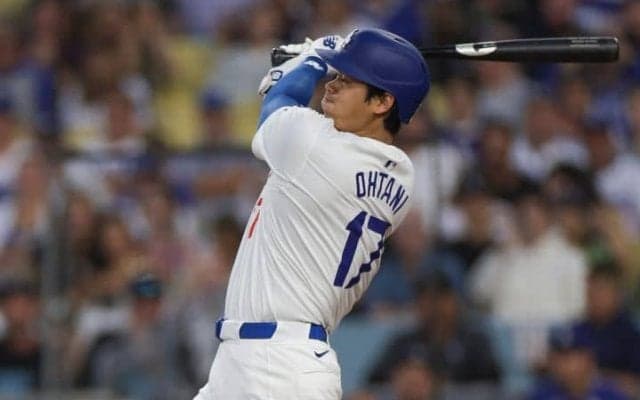 大谷翔平、5号アーチ！6試合ぶりの一発に本拠地が湧く　ベッツも先制2ランで“アベック弾”　2連敗中のチームを救う
