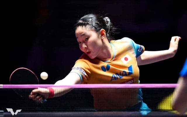 張本美和、2大会連続メダルがかかる16歳が好発進　世界63位のエジプト選手にストレートで決勝T進出に前進【ITTF男女ワールドカップ】