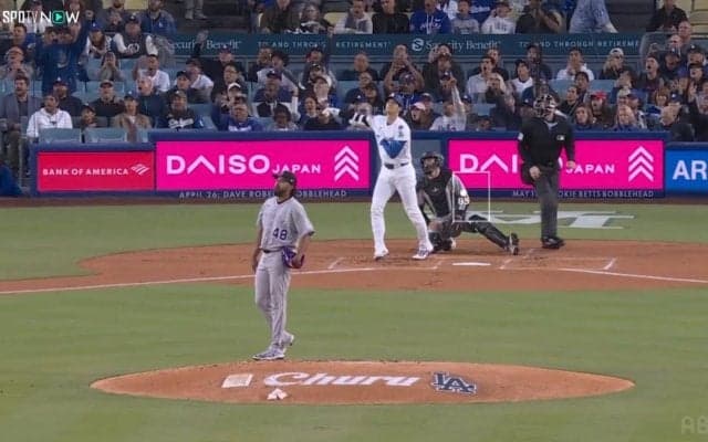 大谷翔平の特大6号ホームランで相手バッテリーも“確信”ガックリ…「敵の心を折る」衝撃アーチにファン驚愕