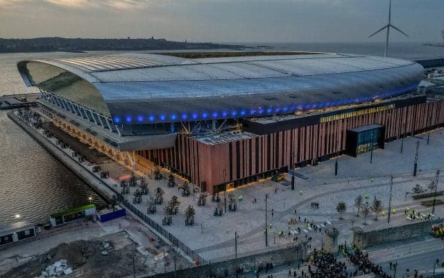 エバートンの新スタジアムでのテストイベントで食い逃げ事件発生、62歳の男性が無期限入場禁止とシーズン会員剥奪の処分