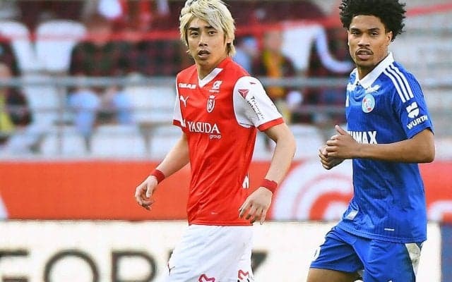 チームとともに復調気配の伊東純也、トゥールーズ戦に向けた会見で指揮官と掛け合い「ジュンヤは面白い人間」