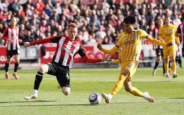 「これは上手すぎ」「そんなことも出来るの?」復活の三笘薫が今季8点目でプレミアでのキャリアハイ更新! 見事な裏抜けからゴール「2桁あるぞ」