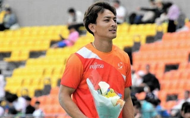 男子走り幅跳びは橋岡優輝が大会新で制覇　兵庫リレーカーニバル