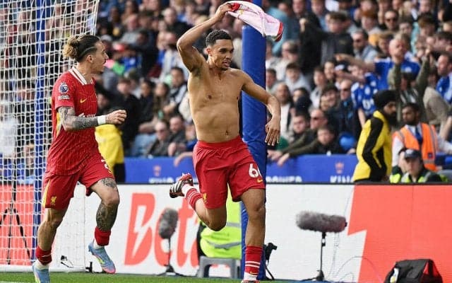 TAA弾で競り勝ったリバプールが5シーズンぶり優勝に王手！　19位レスターはセインツ続き1年での2部降格が決定…【プレミアリーグ】