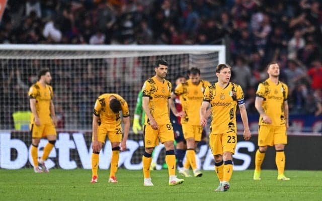 CL4強入りインテル、疲労の色濃く後半AT被弾でボローニャに痛恨敗戦… 2位ナポリに勝ち点で並ばれる【セリエA】