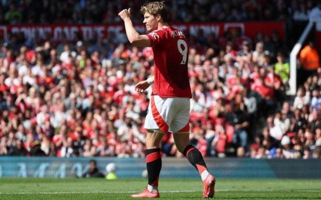 批判強まるホイルンドをアモリム監督は擁護｢ラスムスだけがチャンスを逃しているわけではない｣