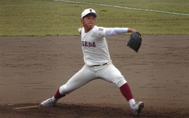 早稲田実、期待の2年生右腕が肩の故障を乗り越え、6回を被安打1、無失点の好投！7回コールドで準々決勝へ【東京】