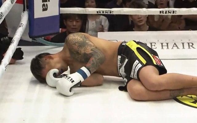 “西の喧嘩屋”、衝撃の瞬殺KO負け 「ヤムチャみたいな倒れ方」驚きの声