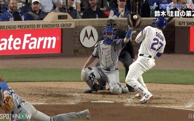 危ない！鈴木誠也、152キロがあわや頭部直撃で危機一髪 「踏み込みにいって避けているから…」球場大ブーイング