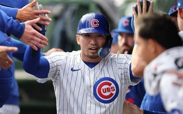 鈴木誠也「凄い試合に」　ド軍に11-10でサヨナラ勝利…粘投の今永に感謝「頼もしい」