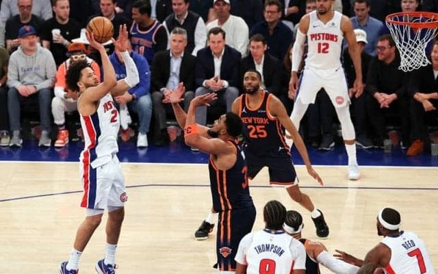 初戦の最終Qに相手のランを許したピストンズ…第2戦で勝利してプレーオフ15連敗から脱却