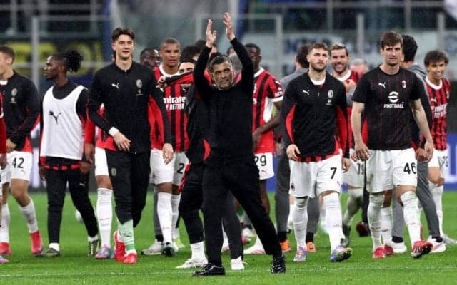 インテル撃破でコッパ決勝進出のミラン、コンセイソン監督は｢まだ何も勝ち取っていない｣と浮き足立たず