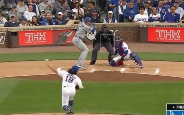 変わった…！？ カブス今永昇太、まさかの“幻惑投法”… 腕の角度を途中で変化→圧巻の“フリーマン斬り”