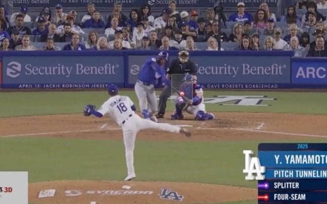 打者がイライラ？ 山本由伸の魔球に“異変”「これは打てない」 混乱する軌道… 空振りしてしまう“ボールの動き”「見分けられない」