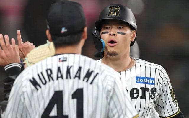 佐藤輝明が「バケモン過ぎる」　広い甲子園での衝撃弾に「打ち方会得した」
