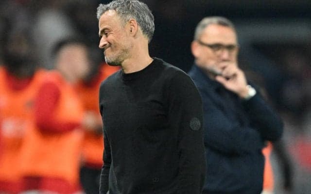 CLアーセナル戦控える中で今季リーグ初黒星のPSG、ルイス・エンリケ監督は｢得点するチャンスが30回あった｣と心配せず