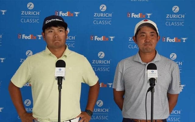 久常涼＆金谷拓実が2位浮上　最終日は「チームジャパンで優勝を目指して頑張ります」