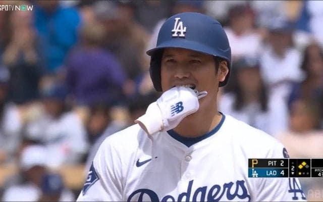 大谷翔平、弾丸ツーベースで2試合連続マルチヒット　14安打2本塁打でドジャースも快勝