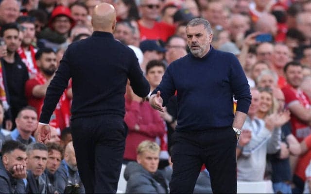 「チャンピオンにふさわしい」逆転負けで優勝を見守ったトッテナム、ポステコグルー監督が難しさ語る「追いつくのは難しいと思った」