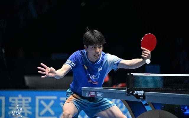 「WTTチュニス」3位の篠塚大登が21位にランクアップ　張本智和が日本勢トップ4位、松島輝空が22位｜卓球男子世界ランキング（2025年第18週）