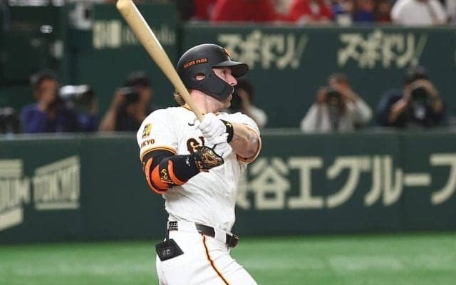 巨人キャベッジが“復帰1号”　先制4号2ランでリーグ3位に…被弾の広島左腕は呆然