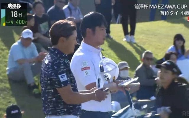“勝利の女神”がそこに？前澤杯で初Vの小西たかのり、ホールアウト直後にラウンドガールに感謝の握手「コニタンやばい」「ゴルフの神様が微笑んだ」
