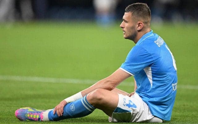 スクデット奪還迫るナポリ、主力DFボンジョルノが再離脱で今季終了