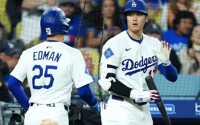 大谷翔平の出場試合で“珍事”…本拠地騒然　ド軍10点リードで敵軍野手が緊急登板