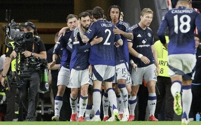 ブルーノ2発のユナイテッドが敵地で3-0の先勝！　アスレティックは厳しい判定でのPK献上＆退場で窮地に…【EL】