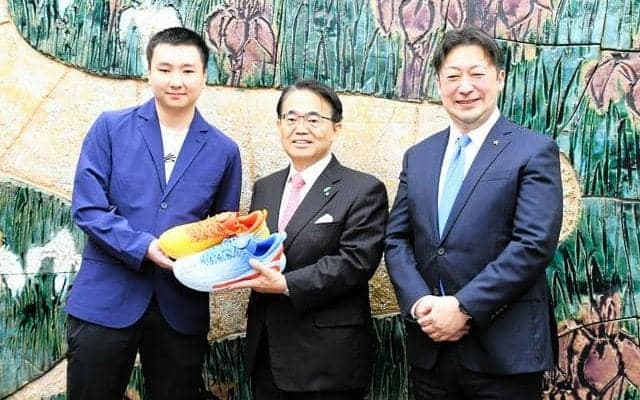 NBA下部リーグの富永啓生選手　知事と面会「もっと成長しないと」