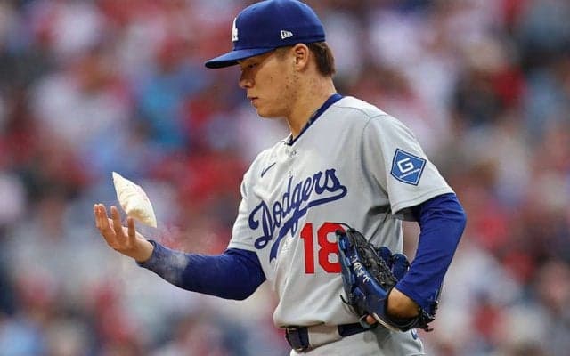 ド軍グラスノー「あれはえげつない」　感銘受けた山本由伸の“魔球”の凄み