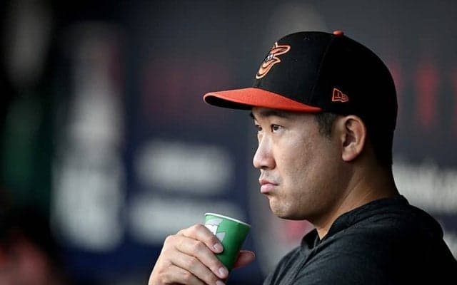 ドジャース戦遅延発表から20分後…　菅野智之、1回投げ終えるも悪天候で試合中断